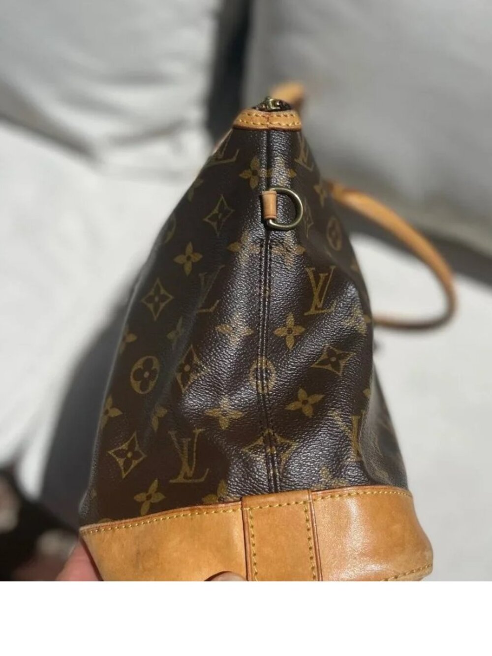 Louis Vuitton LV Tote Bag M40104 Lockit Vertical Brown Monogram - Picture 6 of 10